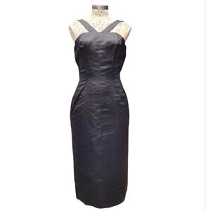Vintage Grenelle By Estevez Wiggle Silk Bombshell Dress